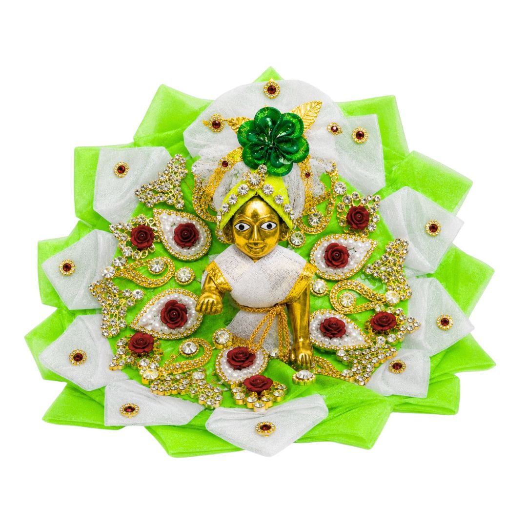 Handmade Heavy Designer Laddu Gopal Dress for Janmashtami & Daily Shringar