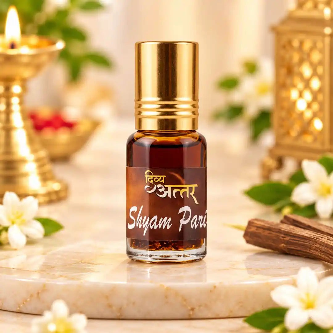 Divya Attar Shyam Pari - Natural Fragrance Oil for Laddu Gopal (Roll-On)