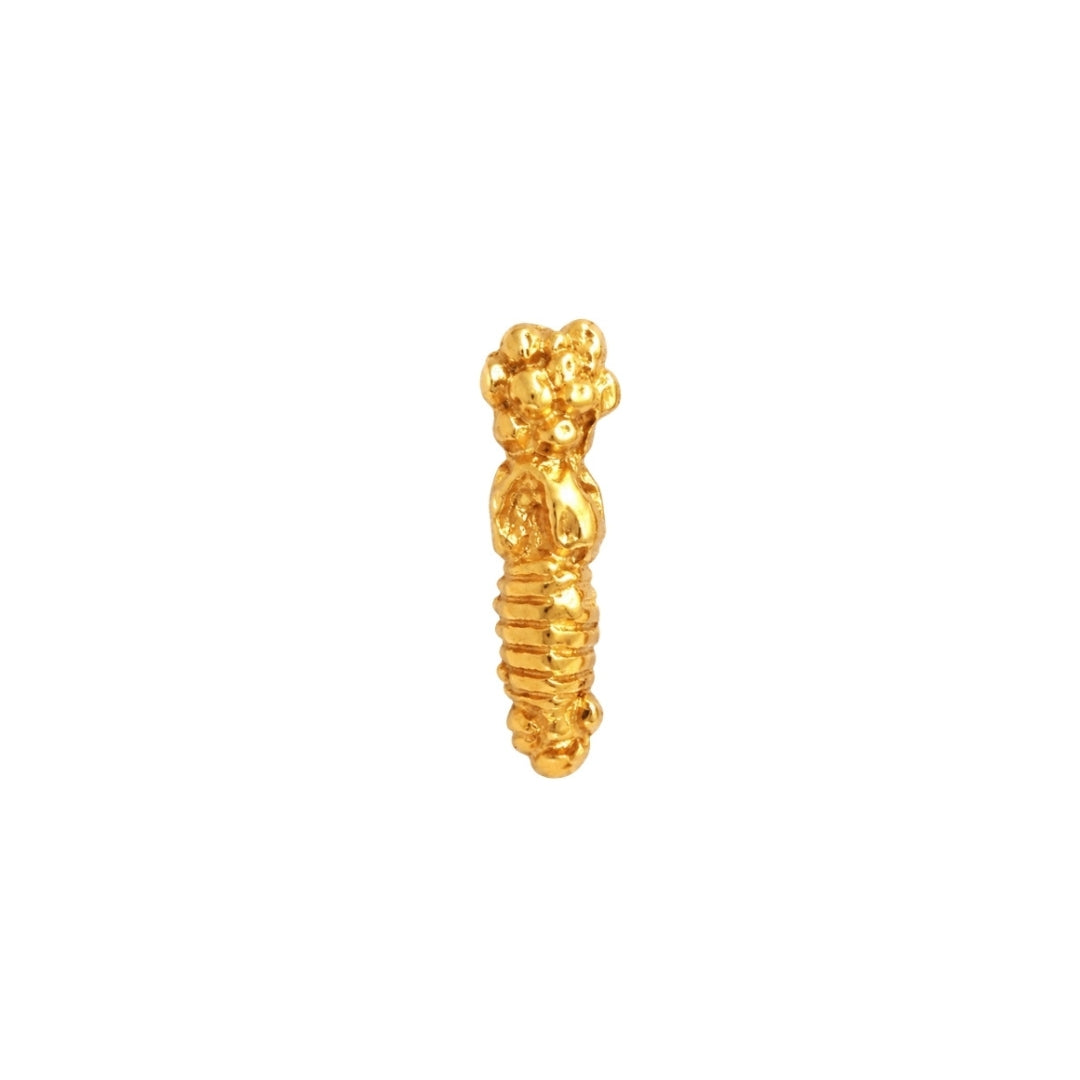 Designer Golden Nose Pin for Laddu Gopal & Bal Gopal (Size 0-6)