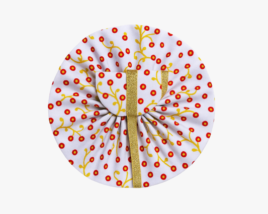 Laddu Gopal Cotton Yellow Summer Dress