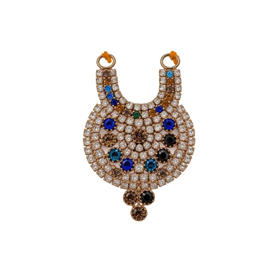 Handcrafted Designer Stone Haar / Necklace for Laddu Gopal (2 Inch)