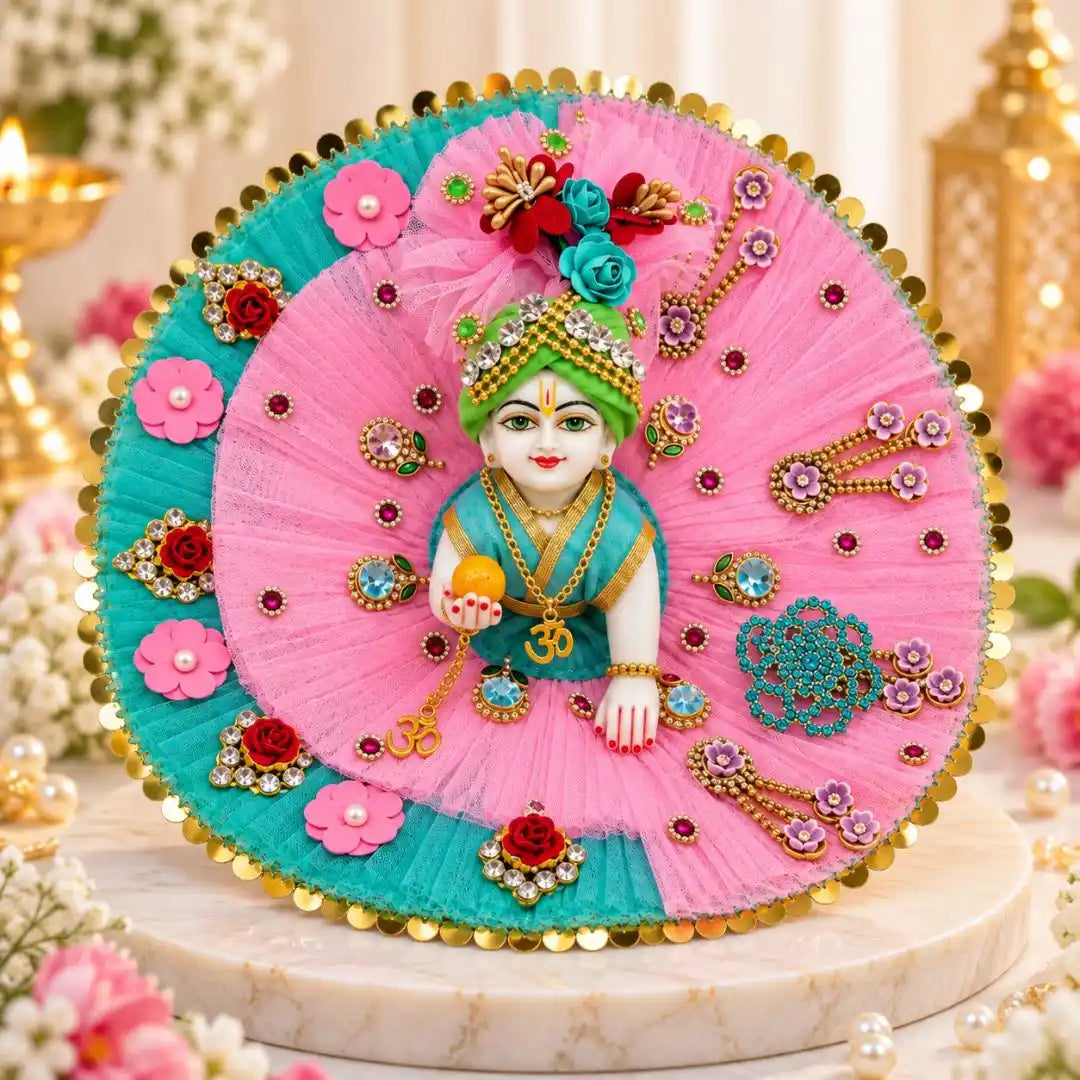 Heavy Designer Laddu Gopal Fancy Dress for Janmashtami & Daily Shringar