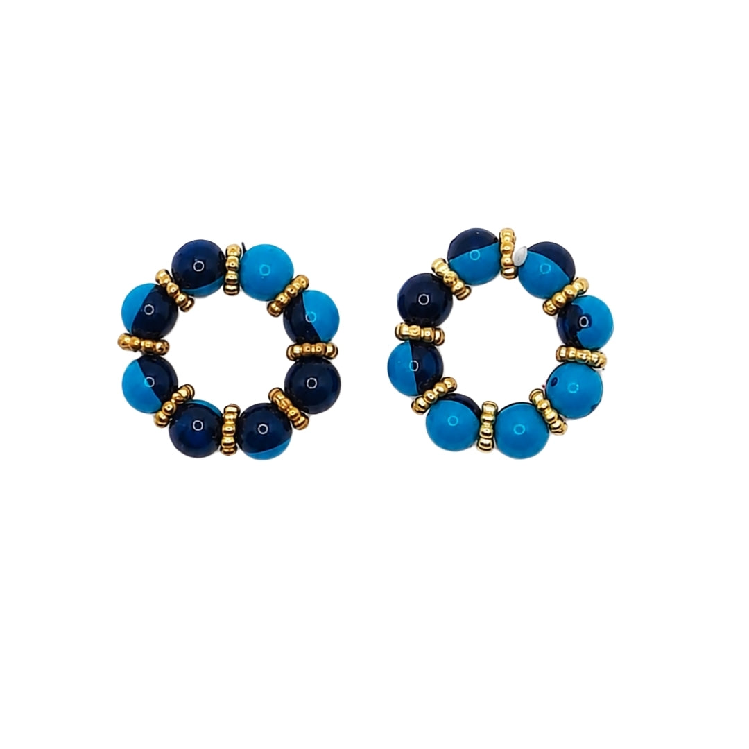 Beautiful Dark Blue Pearl Kangan For Laddu Gopal ( Specifically Sized for 0,1,2,3,4,5,6)