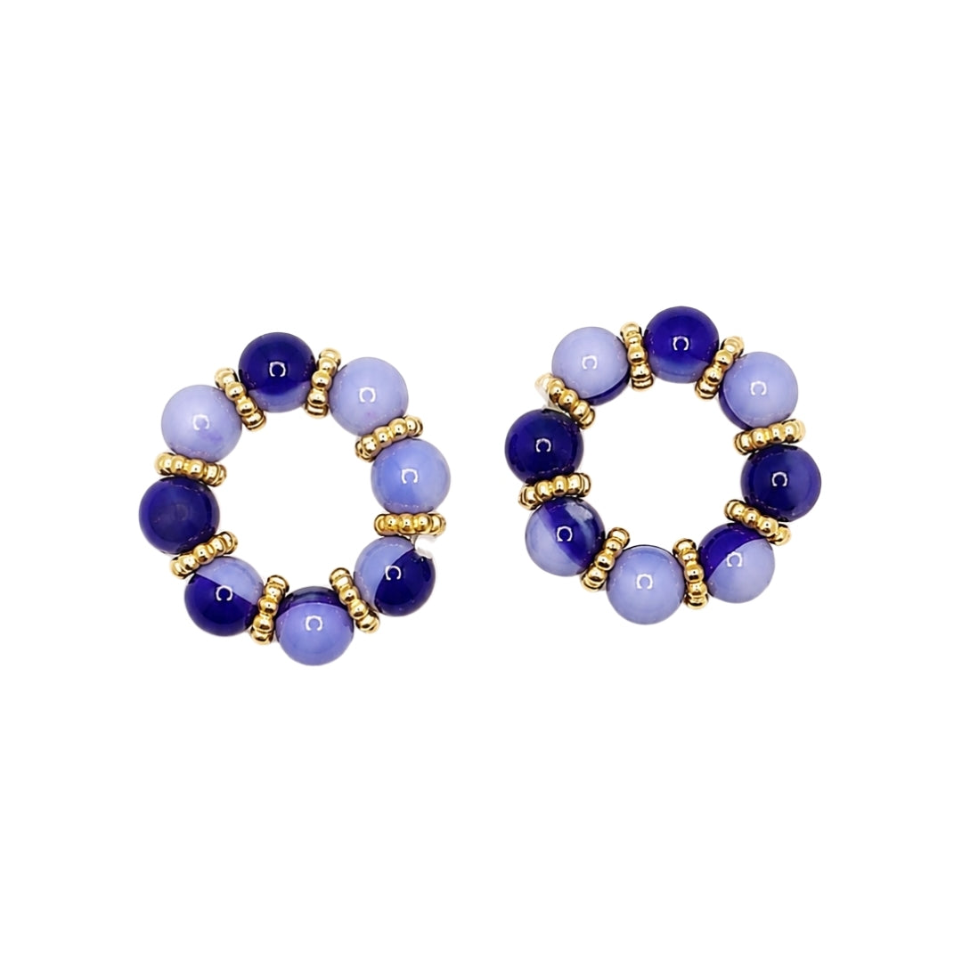 Exquisite Blue Pearl Kangan For Laddu Gopal Ji (Sizes 0-5)