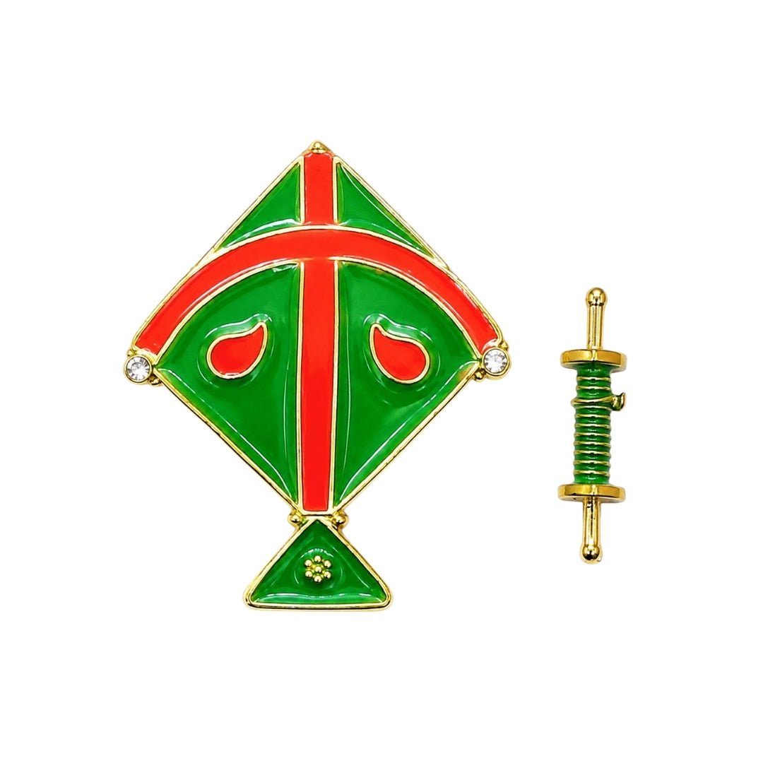 Designer Meenakari Green and Red Kite Combo for Laddu Gopal Shringar - Lordkart