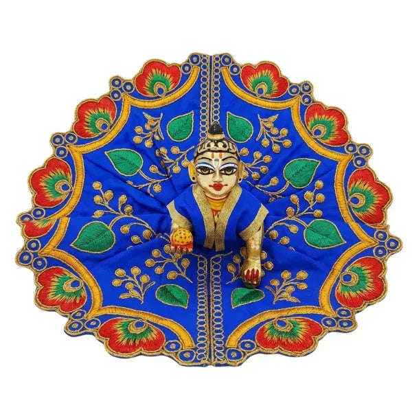 Fancy Kanha ji Poshak Blue Color for Laddu Gopal - Lordkart