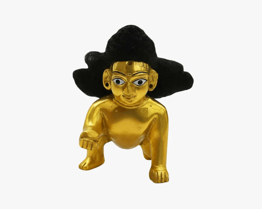 Laddu Gopal Ji Decorative Sada Hair for Krishna - Lordkart