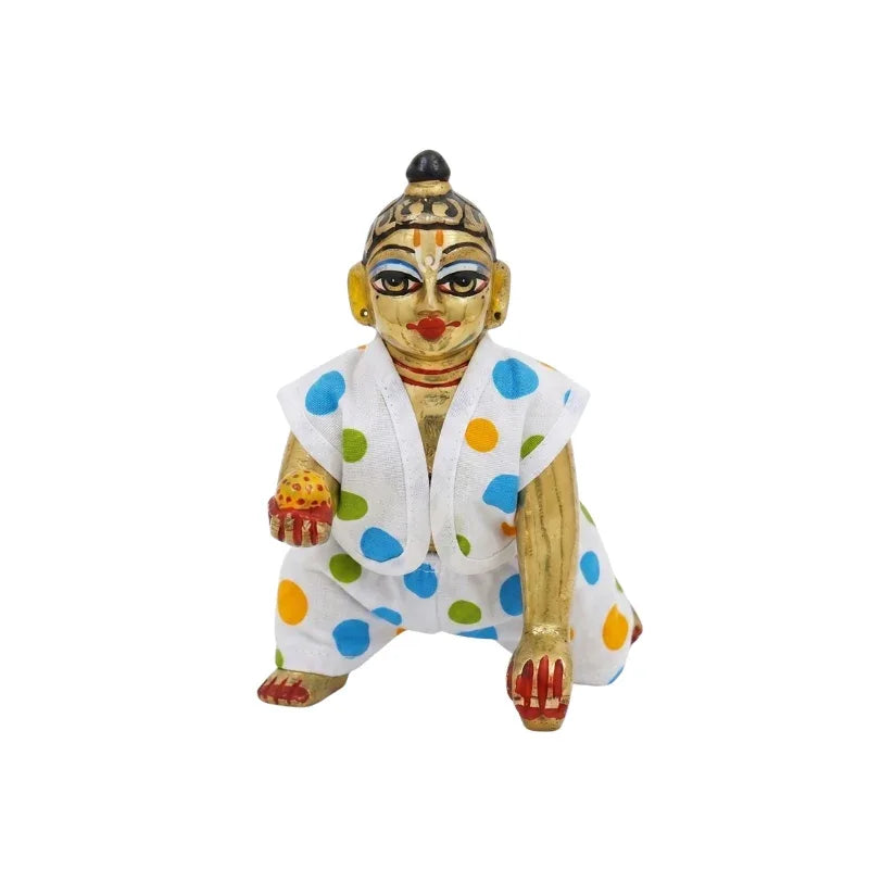 Multicolor Printed Cotton Night Suit for Laddu Gopal