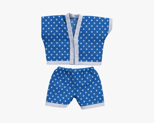 Blue Color Cotton Night Suit for Laddu Gopal