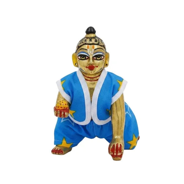 Star Printed Blue Cotton Night Suit for Ladoo Gopal