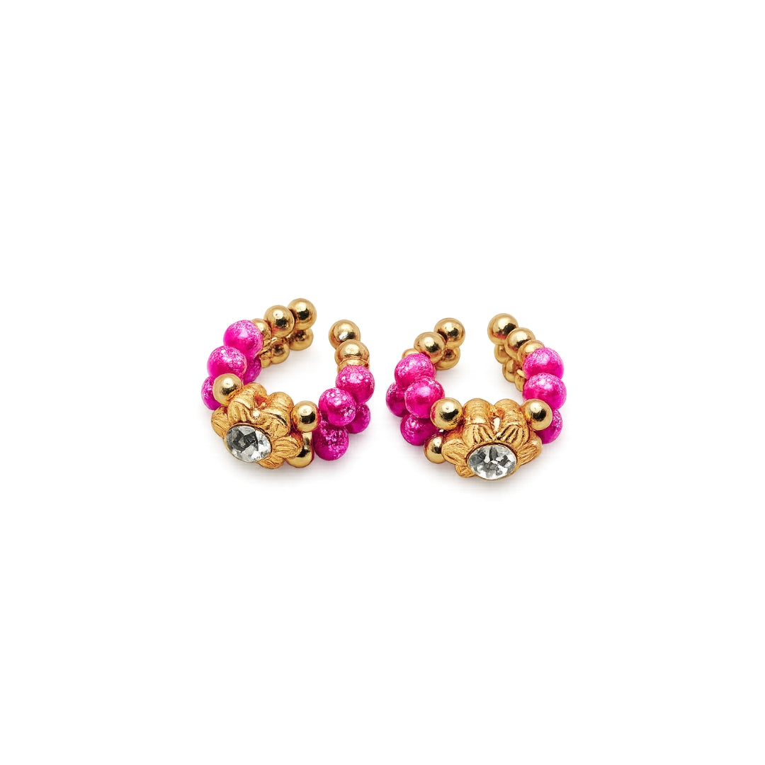 Heavy Designer Pink Jarkan Kangan for Laddu Gopal, Size 0 to 6
