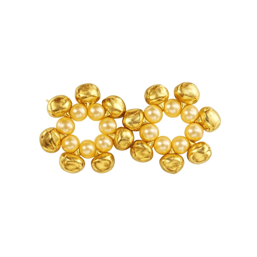 Beautiful Designer Golden Beads Ghungroo Payal for Laddu Gopal (Size 0-6)