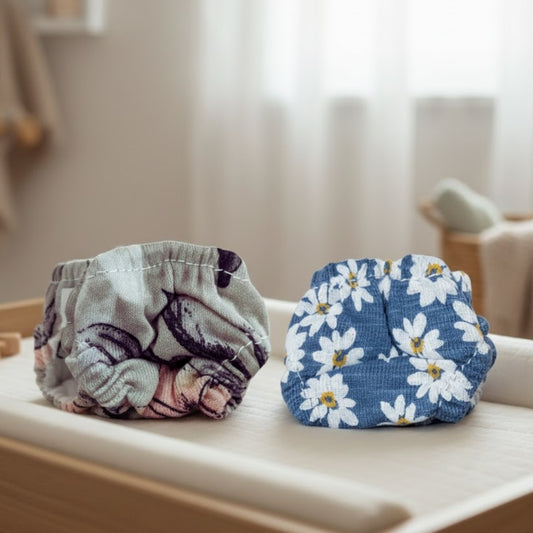 Laddu Gopal Nappy Cotton Washable Langot Combo Pack of 2 for Kanha Ji Baby Krishna