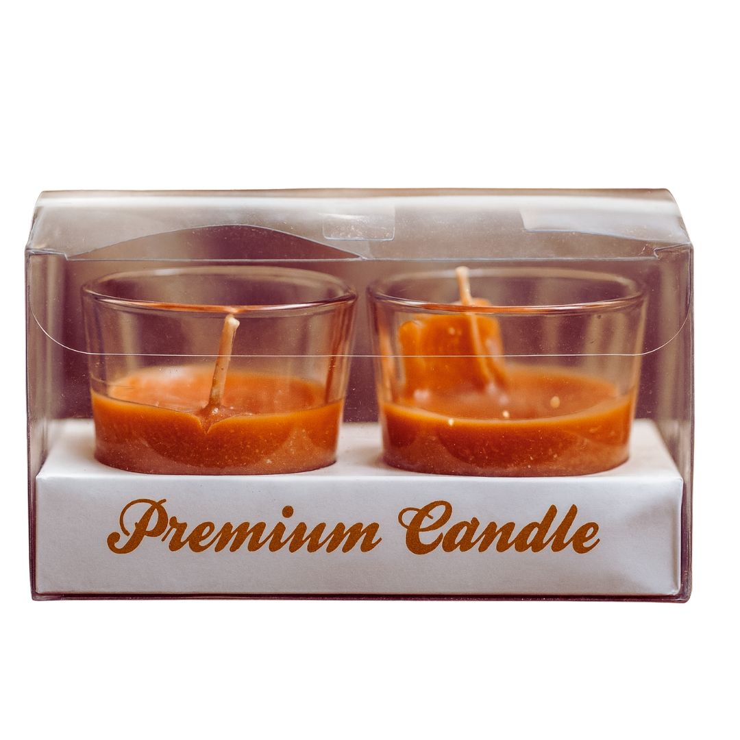 Premium Scented Votive Candle Set – Long-Lasting Aromatherapy Glass Candles (2 Pack)