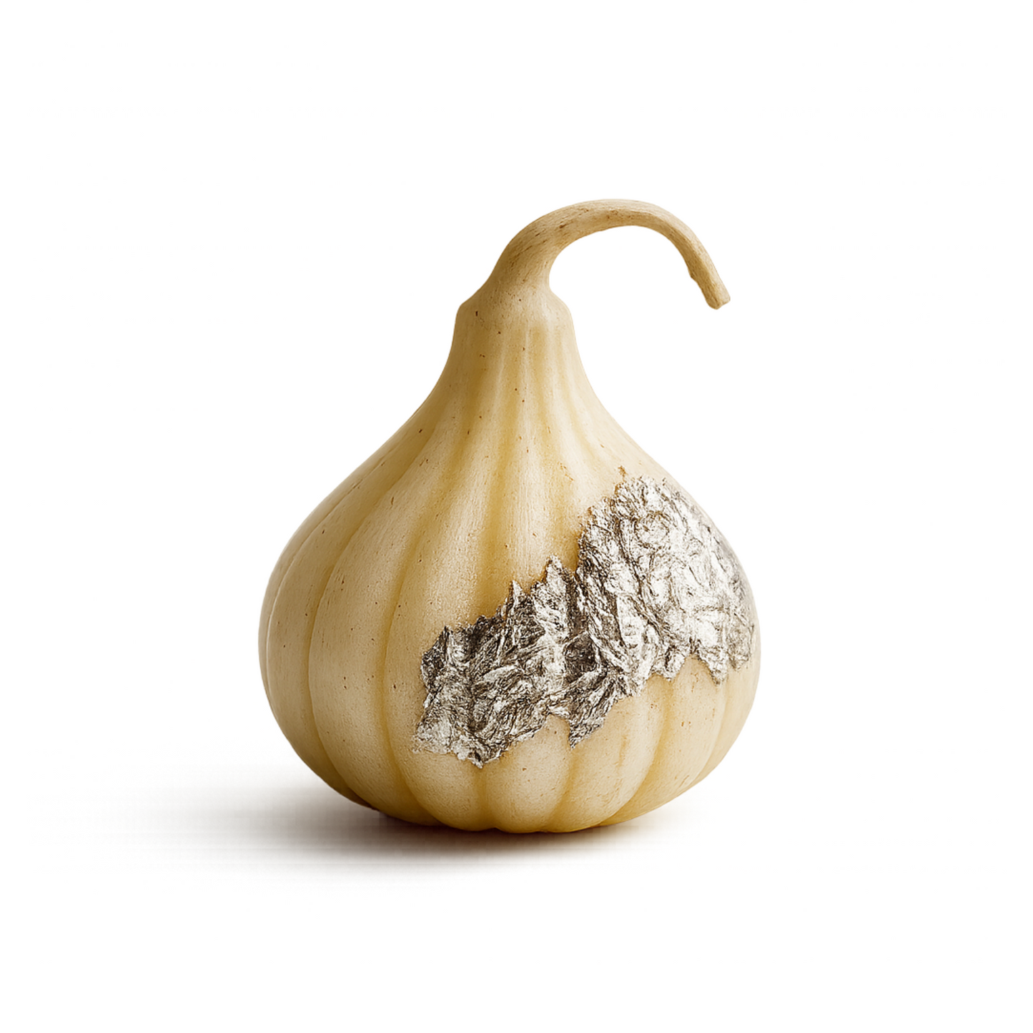 Luxury Modak Candle with Silver Coating – Festive & Spiritual Décor