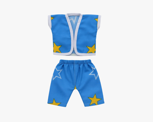 Star Printed Blue Cotton Night Suit for Ladoo Gopal