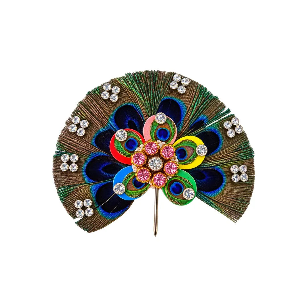 Fancy Peacock Feather Kalangi for Laddu Gopal ji