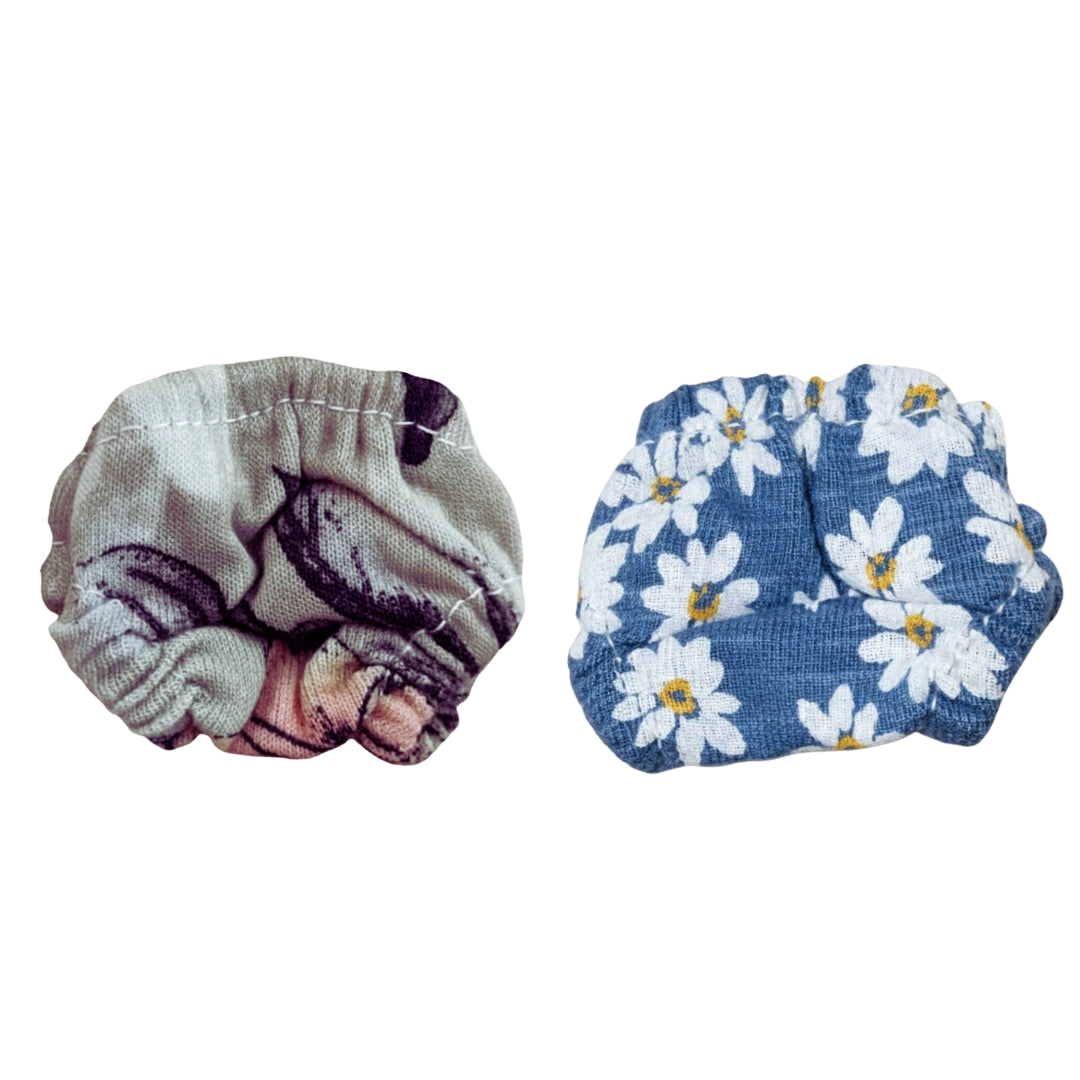 Laddu Gopal Nappy Cotton Washable Langot Combo Pack of 2 for Kanha Ji Baby Krishna