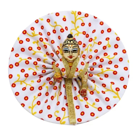 Laddu Gopal Cotton Yellow Summer Dress