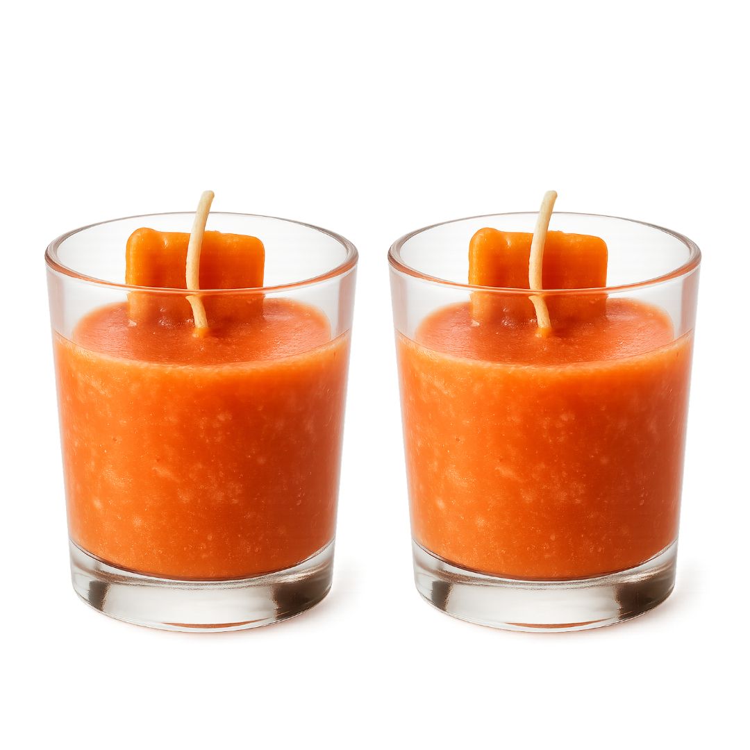 Premium Scented Votive Candle Set – Long-Lasting Aromatherapy Glass Candles (2 Pack)