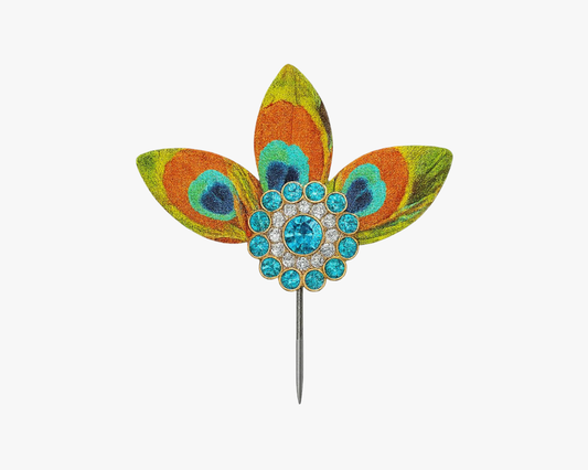 Royal Peacock Feather Design Kalangi for Thakur ji