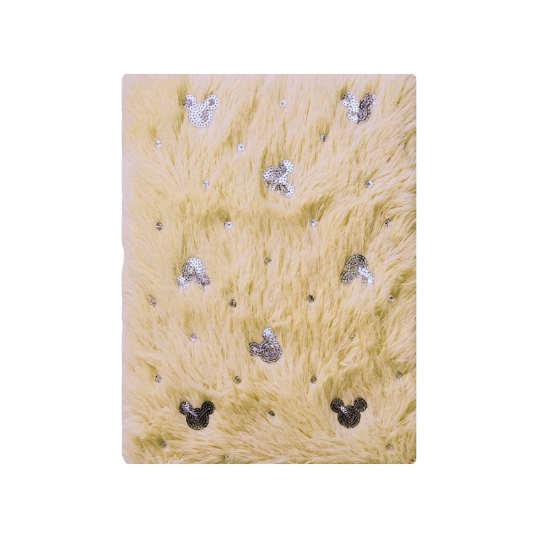 Warm and Comfortable Light Yellow Laddu Gopal Ji Velvet Quilt ( Size: 5x4inch )