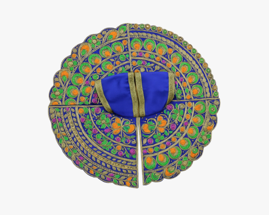 Meenakari Work Blue Laddu Gopal Fancy Dress