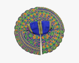 Meenakari Work Blue Laddu Gopal Fancy Dress Lordkart