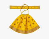 Maa Durga Yellow Lehenga Chunri with Patka Lordkart