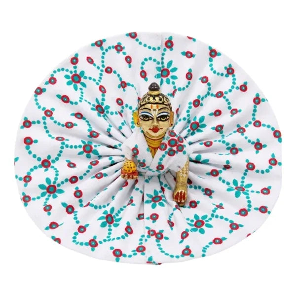 Laddu Gopal Cotton Green Dress for Summer