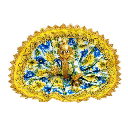 Yellow Floral Laddu Gopal Summer Dress Bal Gopal Poshak