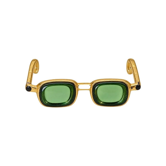 Green & Golden Stylish Goggles for Laddu Gopal