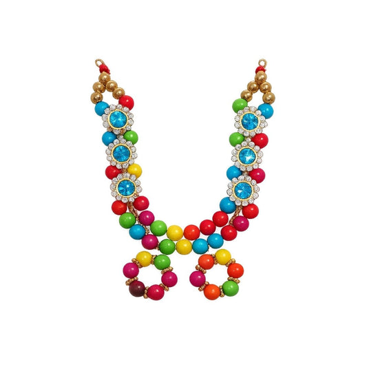 Bal Gopal Handmade Colorful Beads Mala With Kangan Set - Lordkart
