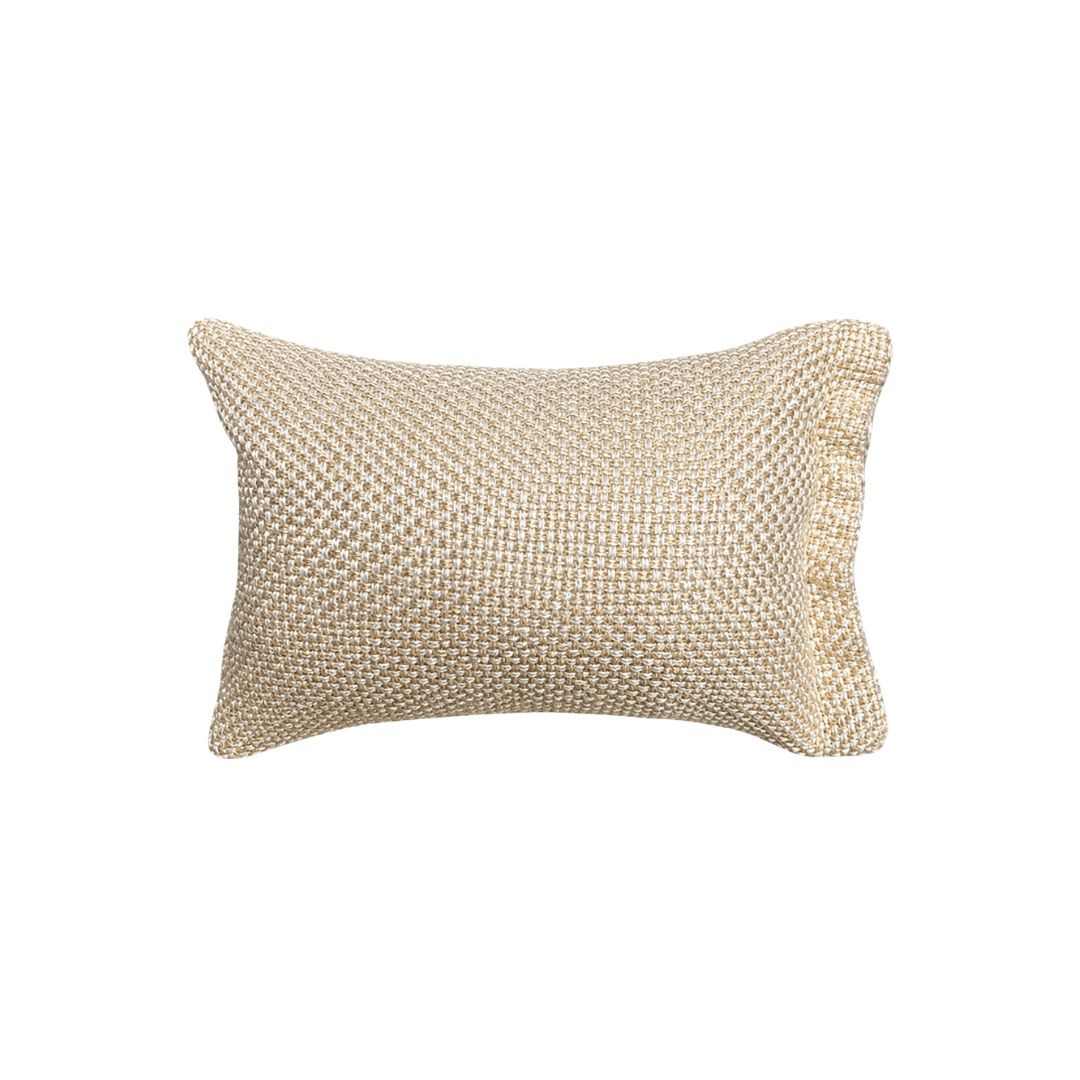 Golden Woven Laddu Gopal Pillow for Singhasan & Jhula Decoration