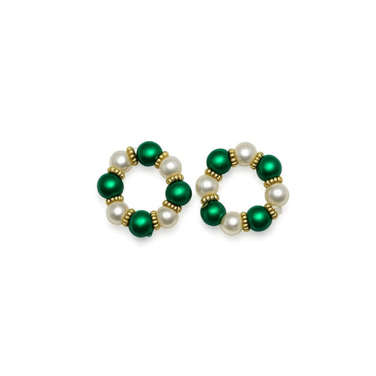 Beautiful Green Pearl Kangan Set for Laddu Gopal & Kanha Ji Size 0-6 - Lordkart