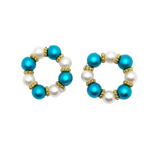 Beautiful Sky Blue Pearl Kangan for Laddu Gopal (Sizes 0-6) - Lordkart