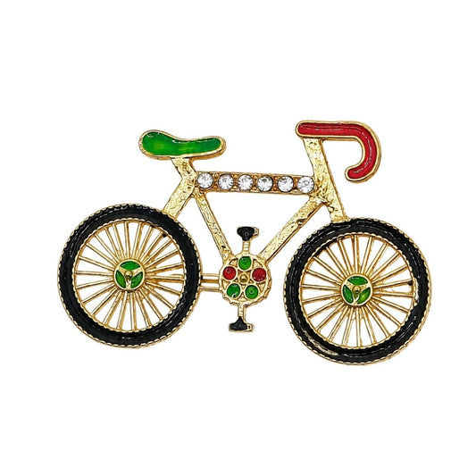 Decorative Gold and Green Metal Bicycle for Laddu Gopal Sringar - Lordkart