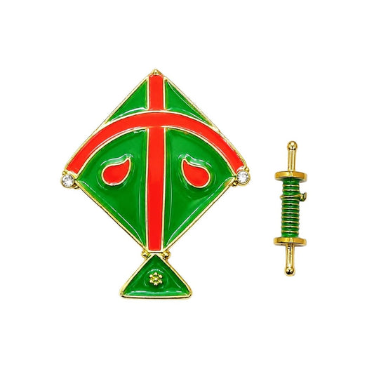 Designer Meenakari Green and Red Kite Combo for Laddu Gopal Shringar - Lordkart