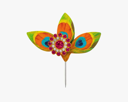 Elegant Peacock Feather Design Kalangi for kanha ji - Lordkart