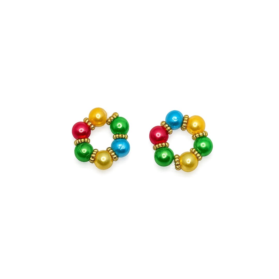 Exquisite Multicolor Pearl Kangan For Laddu Gopal - Lordkart