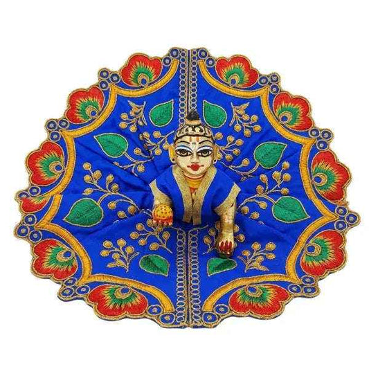 Fancy Kanha ji Poshak Blue Color for Laddu Gopal