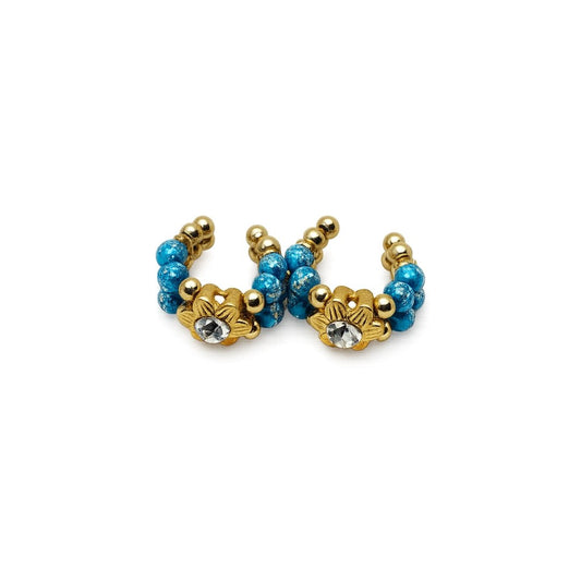Heavy Designer Blue Jarkan Kangan for Laddu Gopal Ji (Size 0-6) - Lordkart