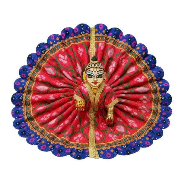Lace Decorated Pink Laddu Gopal Designer Dress - Lordkart