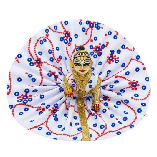 Laddu Gopal Cotton Red Dress for Summer - Lordkart