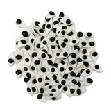 Premium Laddu Gopal Idol Eyes Pair Black and White Netra for Krishna and Other Deity Idols