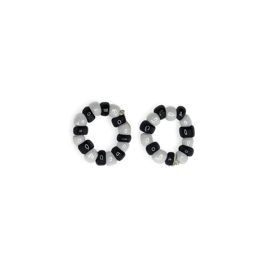 Premium Black & White Beads Nazariya Bracelet for Laddu Gopal, Size 0 to 6 - Lordkart