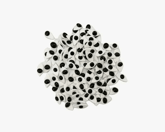 Premium Black & White Idol Eyes Pair for Laddu Gopal - Lordkart