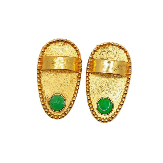 Premium Metal Laddu Gopal Slippers Size 3 Thakurji Shringar Slippers - Lordkart