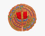 Meenakari Work Red Laddu Gopal Fancy Dress Lordkart