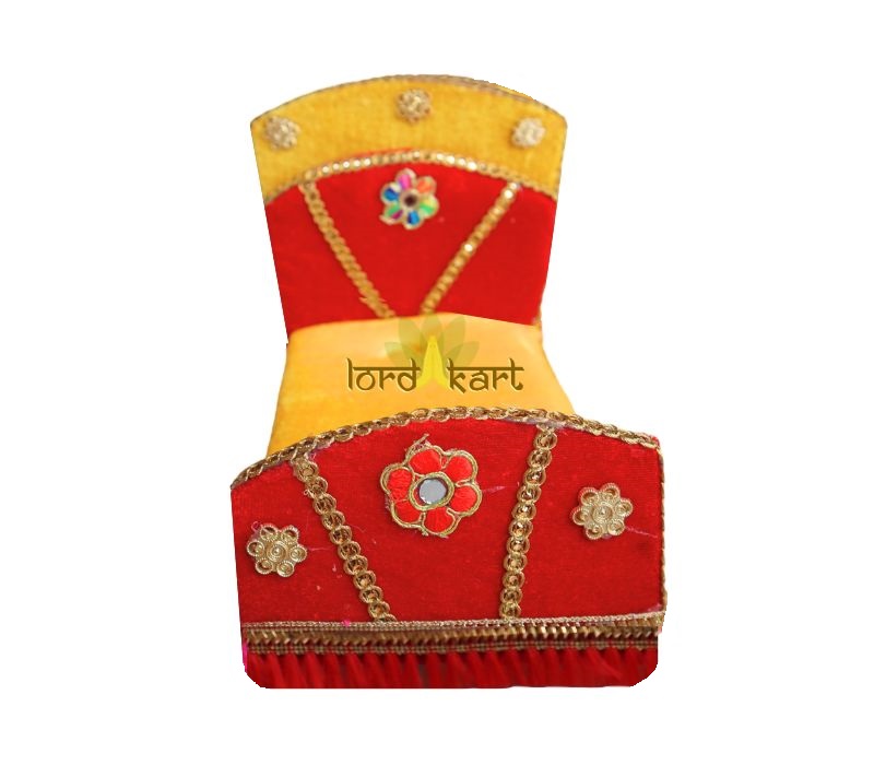 Beautiful-Yellow-Velvet-Bed-for-Laddu-Gopal-Ji-for-Janmashtmi